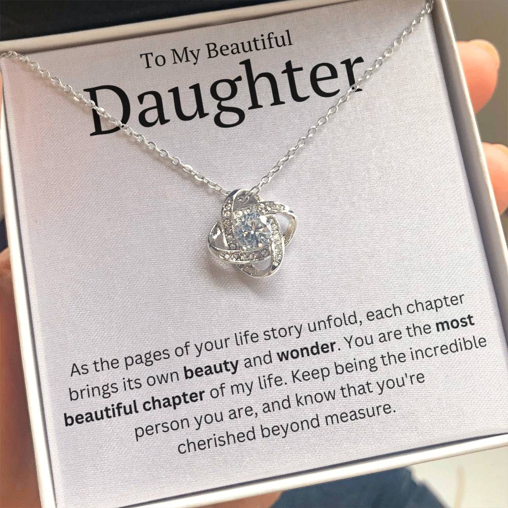 Beautiful Chapter Dad to Daughter Love Knot Standard Box